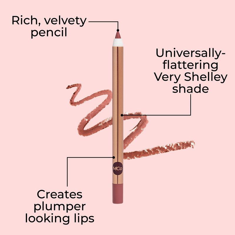 slide 6 of 9, MCoBeauty Perfect Pout Lip Liner - Very Shelley, 1 ct