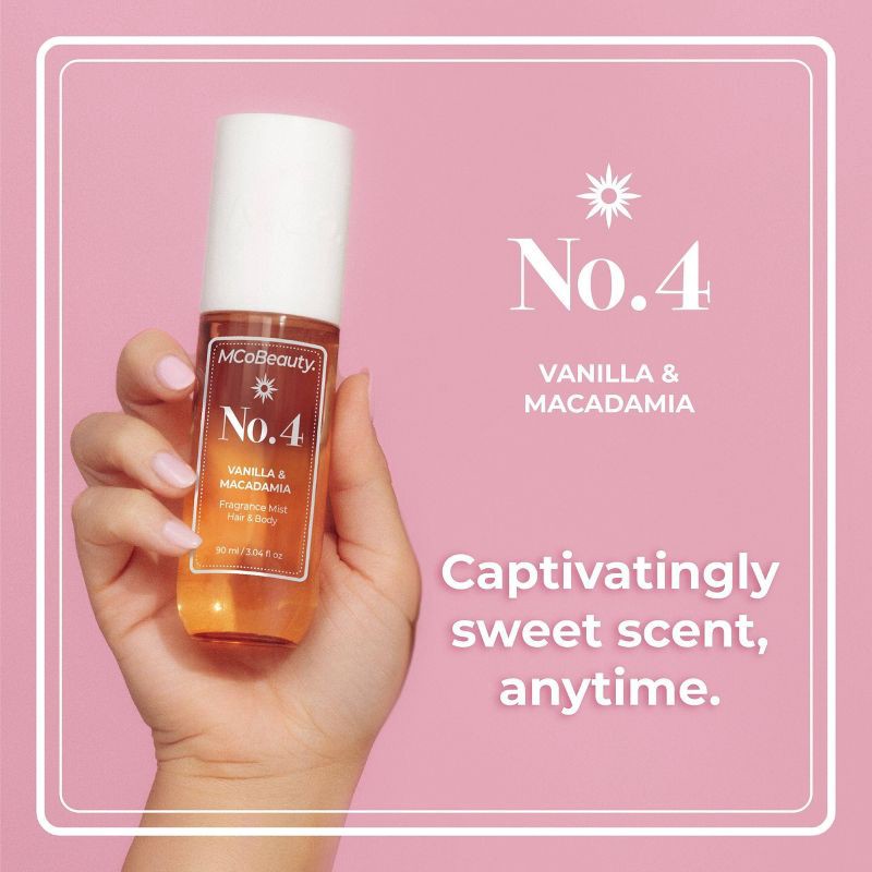 slide 5 of 7, MCoBeauty Fragrance Mist - No.4 - Vanilla & Macadamia - 3.04 fl oz, 3.04 fl oz