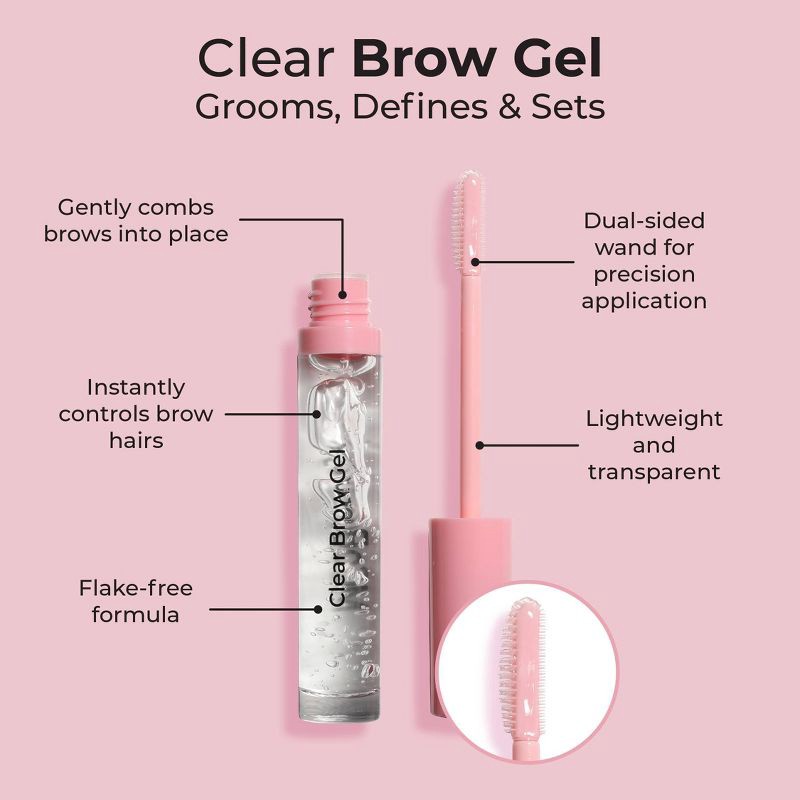 slide 4 of 9, MCoBeauty Clear Brow Gel - 0.22 fl oz, 0.22 fl oz