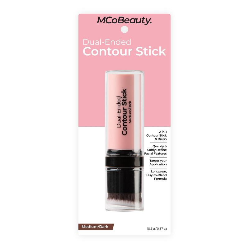 slide 8 of 8, MCoBeauty Dual-Ended Contour Stick - Medium/Dark - 0.5oz, 0.5 oz