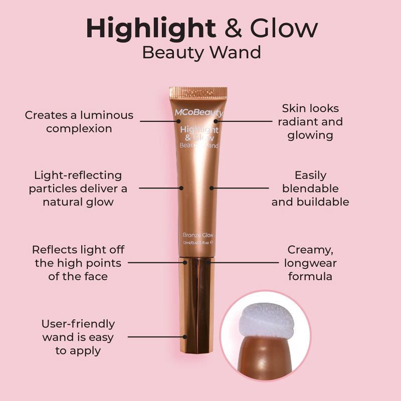 slide 6 of 10, MCoBeauty Highlight & Glow Beauty Wand - Bronze Glow, 1 ct