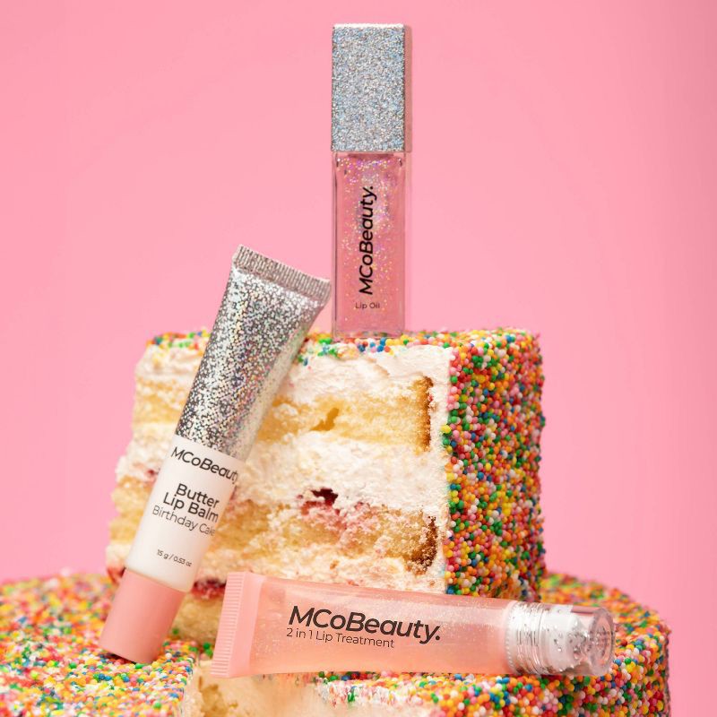 slide 7 of 9, MCoBeauty Lip Oil Hydrating Treatment - Birthday Edition - 0.24 fl oz, 0.24 fl oz