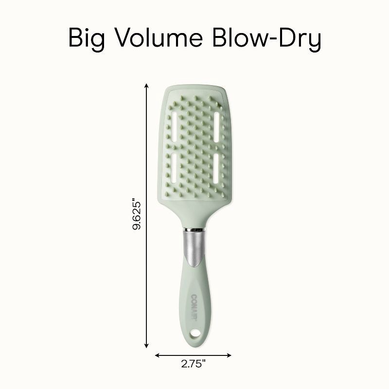 slide 8 of 8, Conair Velvet Touch Vent Blowdry Vent Hair Brush - All Hair, 1 ct