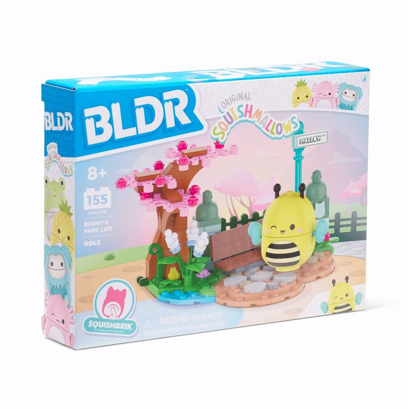 slide 7 of 16, BLDR Squishmallows Sunny's Park Life Building Set - 155pc, 155 ct