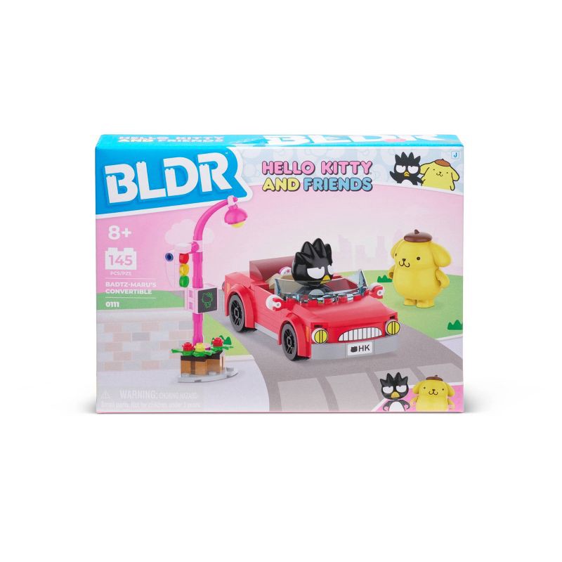 slide 2 of 20, BLDR Hello Kitty and Friends Badtz-Maru's Convertible Building Set with Badtz-Maru and Pompompurin Minifigures, 1 ct