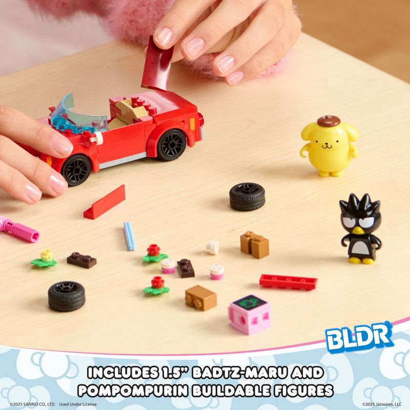 slide 18 of 20, BLDR Hello Kitty and Friends Badtz-Maru's Convertible Building Set with Badtz-Maru and Pompompurin Minifigures, 1 ct