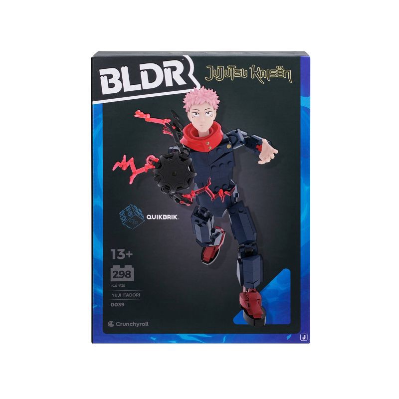 slide 2 of 17, BLDR Jujutsu Kaisen Yuji Itadori Buildable Action Figure Construction Set - 298pc, 298 ct