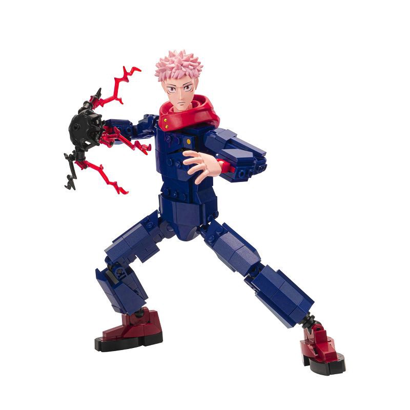 slide 3 of 17, BLDR Jujutsu Kaisen Yuji Itadori Buildable Action Figure Construction Set - 298pc, 298 ct