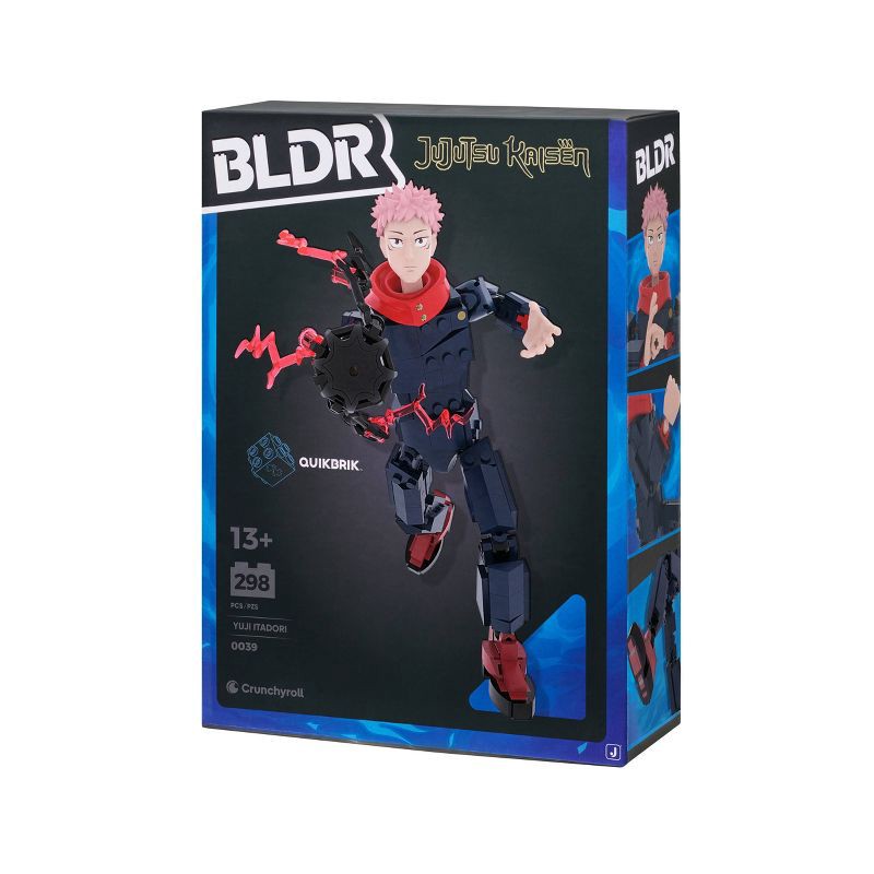 slide 14 of 17, BLDR Jujutsu Kaisen Yuji Itadori Buildable Action Figure Construction Set - 298pc, 298 ct