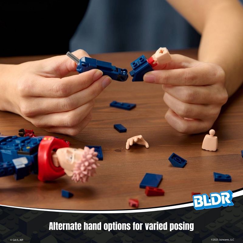 slide 15 of 17, BLDR Jujutsu Kaisen Yuji Itadori Buildable Action Figure Construction Set - 298pc, 298 ct