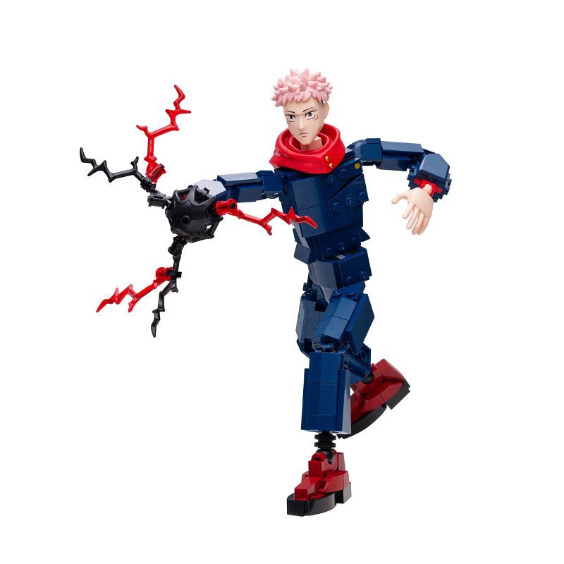 slide 4 of 17, BLDR Jujutsu Kaisen Yuji Itadori Buildable Action Figure Construction Set - 298pc, 298 ct