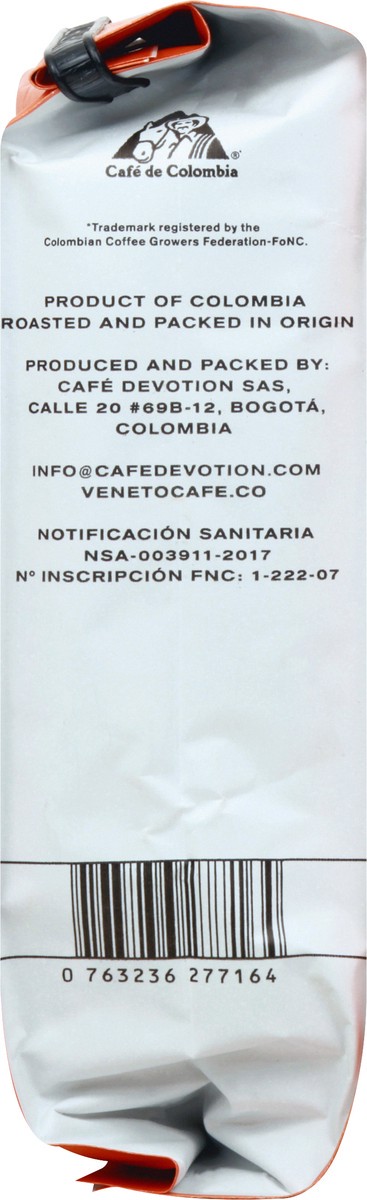 slide 11 of 12, Veneto Cafe 100% Colombian Medium Roast Ground Coffee 12 oz, 12 oz