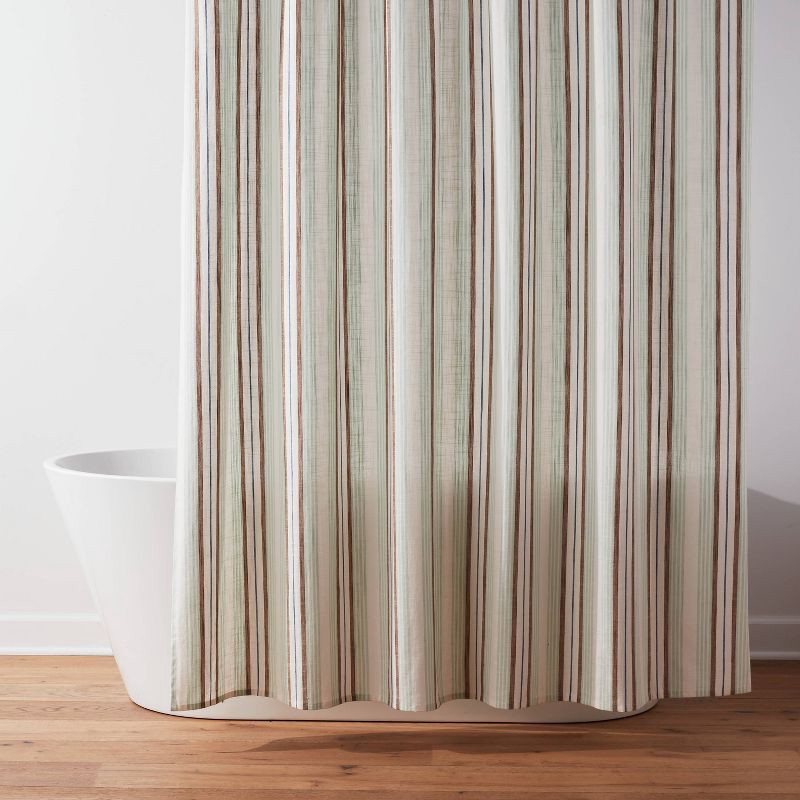 slide 1 of 5, 13pc Coastal Mondadori Shower Curtain Set - Threshold™, 13 ct