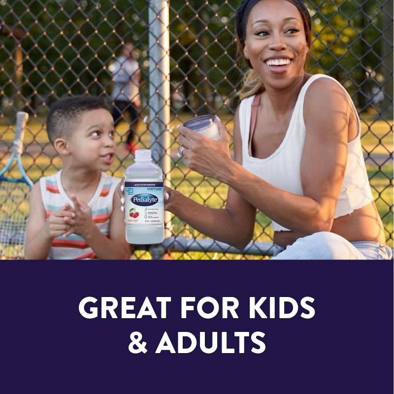 slide 6 of 8, Pedialyte Electrolyte Solution Hydration Drink - Cherry Frost - 33.8 fl oz, 33.8 fl oz