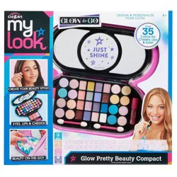 My Look Glow Pretty Beauty Compact: Craft Activity Kit with Applicator, Plastic Material