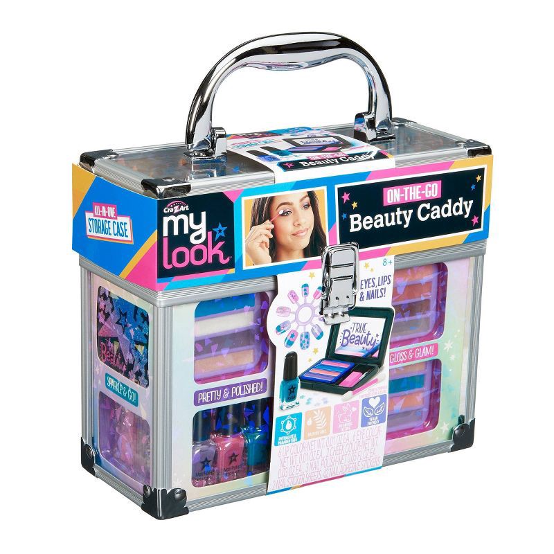 slide 8 of 9, My Look All in one Beauty Caddy: Craft Activity Kit with Applicator & Nail Polish, Plastic Material, 1 ct