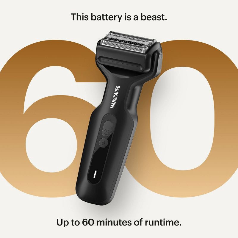 slide 10 of 12, Manscaped The Chairman Plus Essentials Kit, Electric Foil Face Shaver and SkinSafe Precision Trimmer with Soothing Aftershave Serum, 1 ct