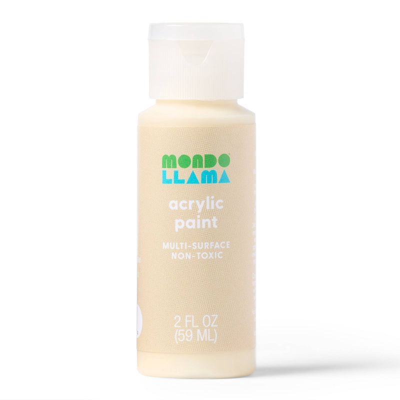 slide 1 of 3, 2oz Satin Acrylic Paint Casual Khaki - Mondo Llama™, 2 oz