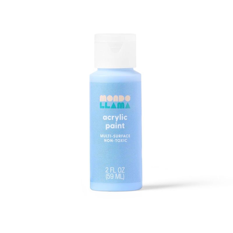 slide 1 of 3, 2oz Satin Acrylic Paint Calm lagoon - Mondo Llama™, 2 oz