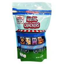 slide 1 of 1, Happy Snacks Vanilla Animal Crackers, 8 oz