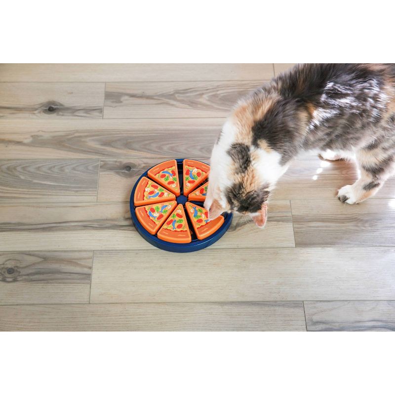 slide 6 of 6, Quirky Kitty Pizza Treat Puzzle Interactive Cat Toy, 1 ct