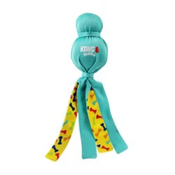 KONG Wubba Ballistic Fabric Bones Dog Ball Interactive Toy