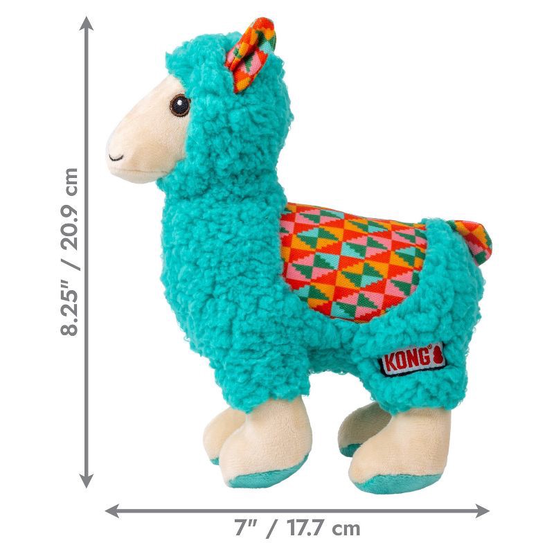 slide 3 of 4, KONG Sherps Llama Dog Animal Toy, 1 ct