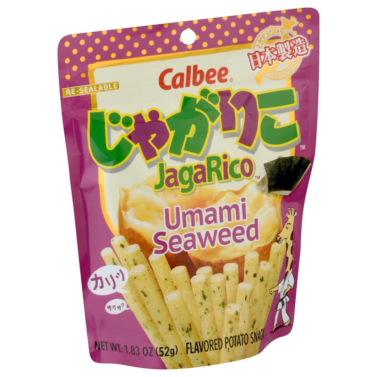 slide 7 of 12, Calbee JagaRico Umami Seaweed Flavored Potato Snack 1.83 oz, 