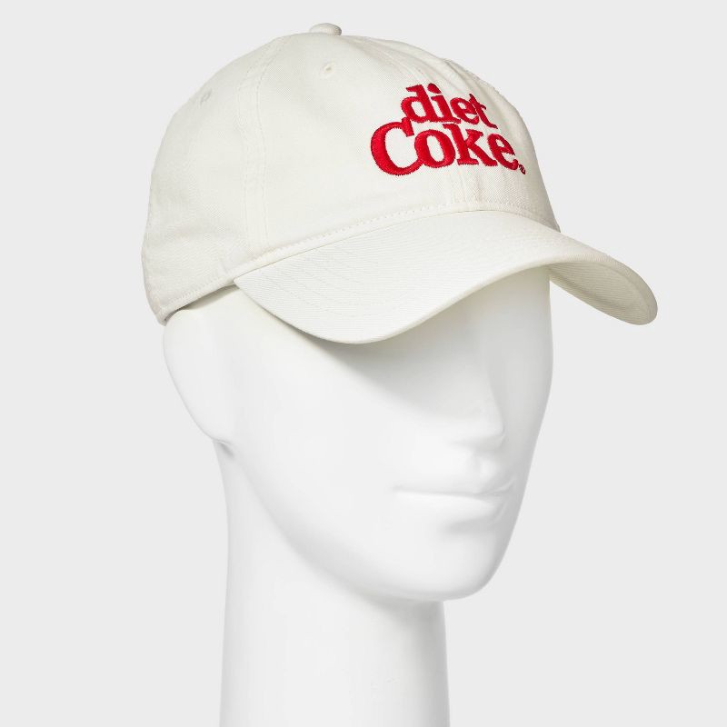 slide 2 of 4, Women's Coca-Cola Diet Coke Cotton Baseball Hat - White, 1 ct