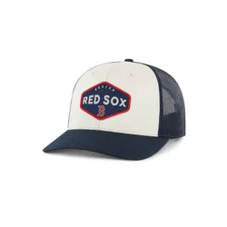 MLB Boston Red Sox County Hat: Adjustable Snapback Baseball Cap, Team Logo, Cotton-Polyester Mesh, Adult Size