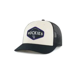 MLB Colorado Rockies County Hat: Adjustable Snapback, Team Logo, Mesh Design