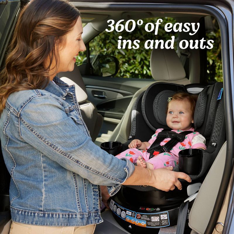 slide 4 of 8, Graco EasyTurn 2-in-1 Convertible Car Seat - Cyran, 1 ct