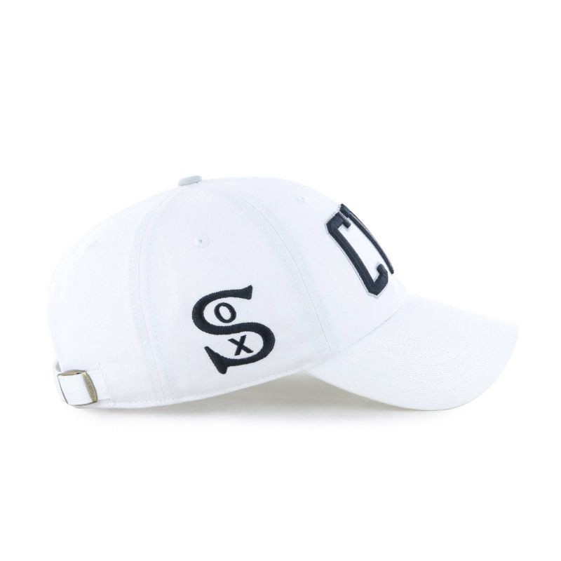 slide 4 of 4, MLB Chicago White Sox White Cooperstown Clique Hat: Cotton Adjustable Baseball Cap, 1 ct