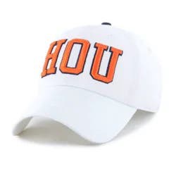 MLB Houston Astros White Cooperstown Clique Hat: Cotton Adjustable Baseball Cap