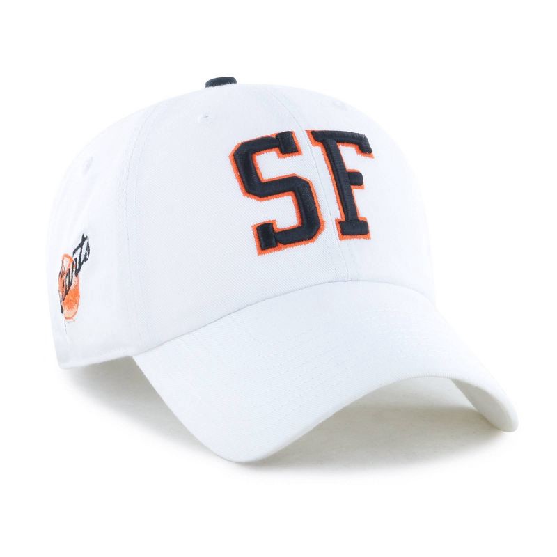 slide 2 of 4, MLB San Francisco Giants White Cooperstown Clique Hat: Adjustable Cotton Baseball Cap, 1 ct
