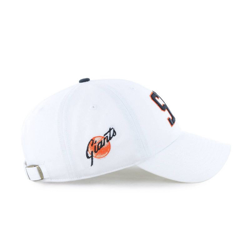 slide 4 of 4, MLB San Francisco Giants White Cooperstown Clique Hat: Adjustable Cotton Baseball Cap, 1 ct