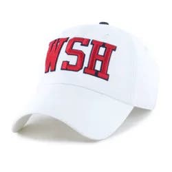 MLB Washington Nationals White Coop Clique Hat