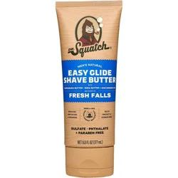 DR. SQUATCH Men's Shave Butter - Fresh Falls - 6 fl oz: Paraben-Free, Sulfate-Free, Phthalate-Free