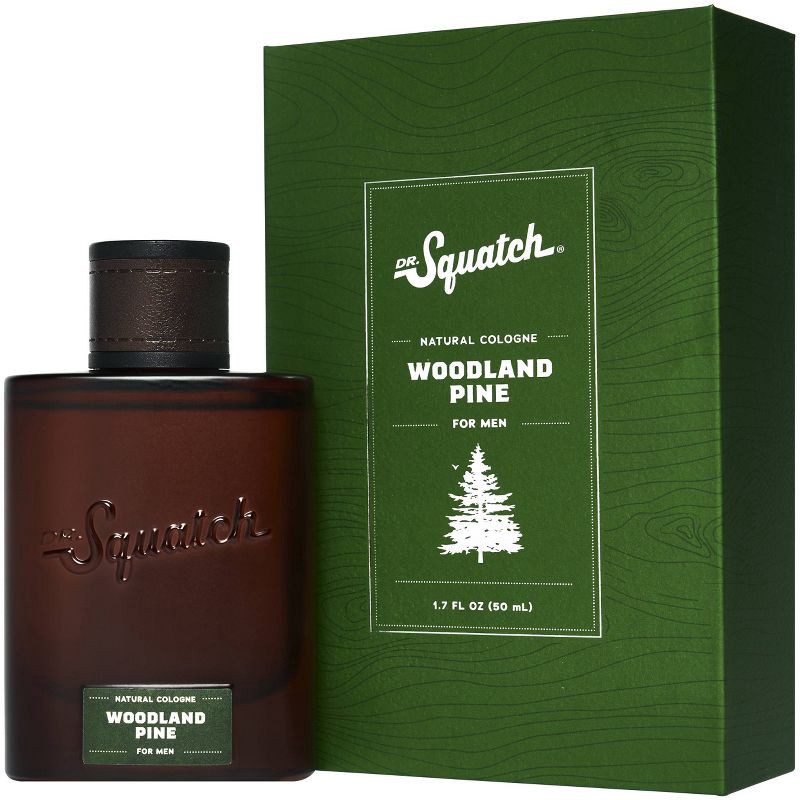 slide 4 of 11, DR. SQUATCH Men's Natural Cologne - Woodland Pine - 1.7 fl oz, 1.7 fl oz