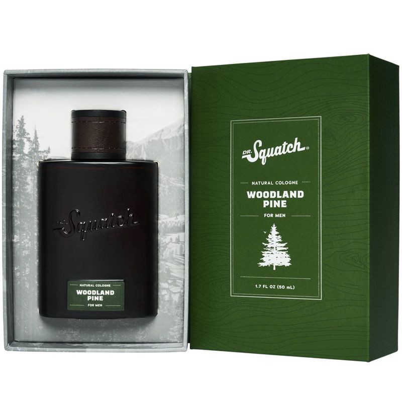 slide 6 of 11, DR. SQUATCH Men's Natural Cologne - Woodland Pine - 1.7 fl oz, 1.7 fl oz