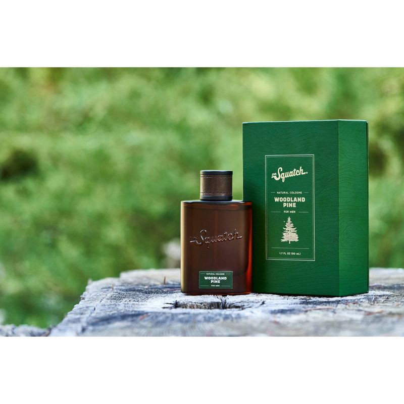 slide 7 of 11, DR. SQUATCH Men's Natural Cologne - Woodland Pine - 1.7 fl oz, 1.7 fl oz