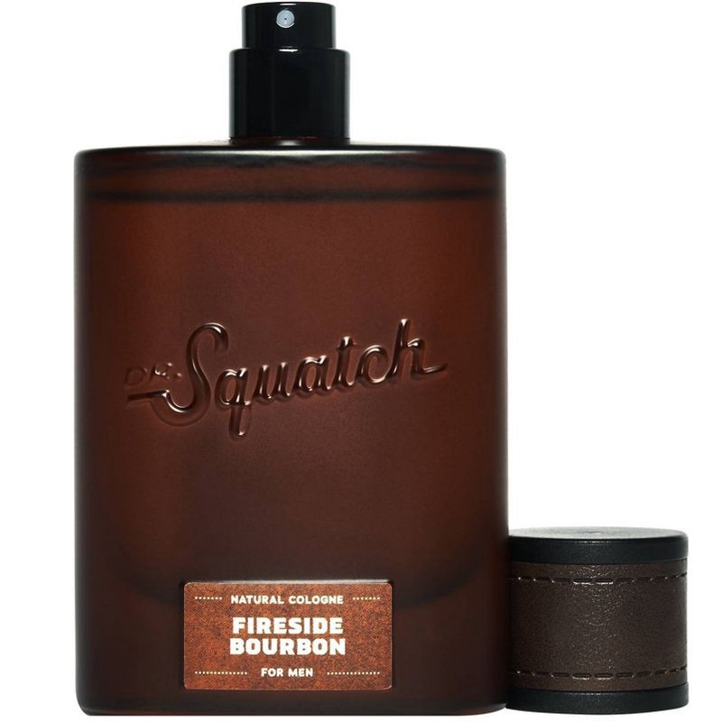 slide 3 of 9, DR. SQUATCH Men's Natural Cologne - Fireside Bourbon - 1.7 fl oz, 1.7 fl oz
