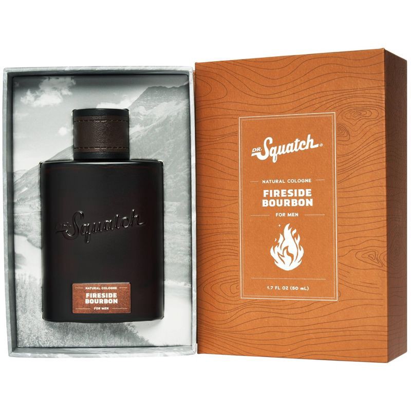 slide 6 of 9, DR. SQUATCH Men's Natural Cologne - Fireside Bourbon - 1.7 fl oz, 1.7 fl oz