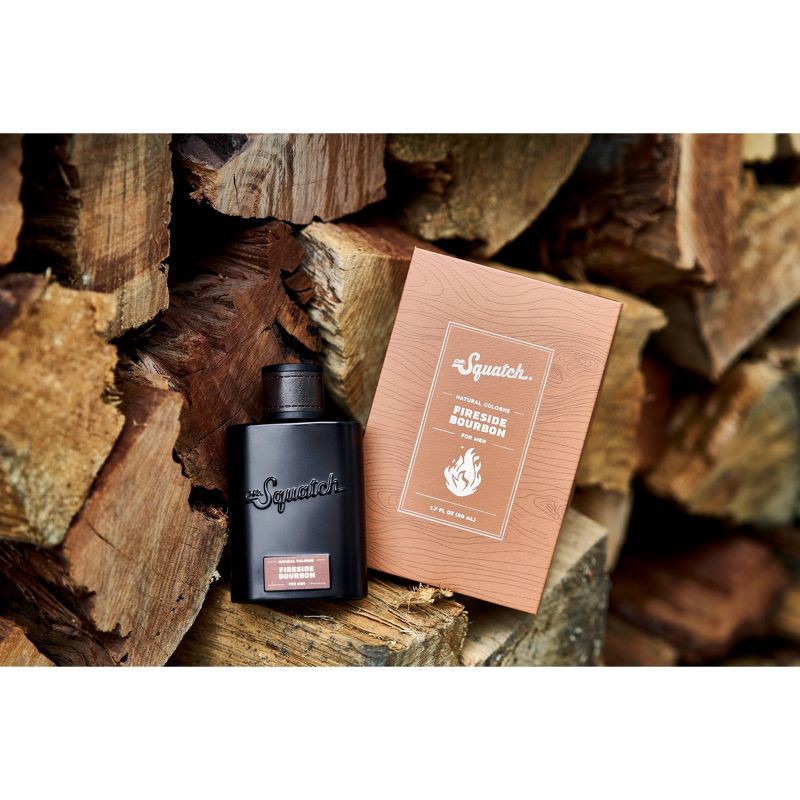 slide 8 of 9, DR. SQUATCH Men's Natural Cologne - Fireside Bourbon - 1.7 fl oz, 1.7 fl oz