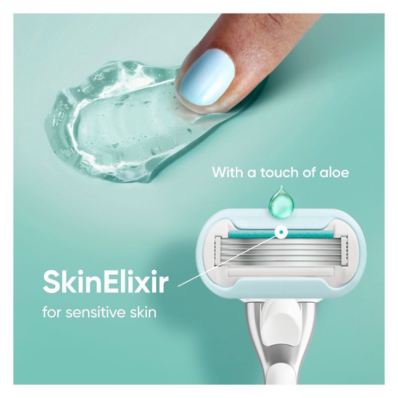 slide 8 of 9, Venus Extra Smooth Sensitive Women's Razor Blade Refills - 7ct, 7 ct