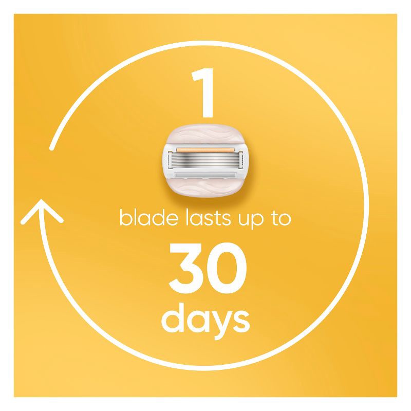 slide 4 of 9, Venus Moisture Glide Women's Razor Blade Refills - 7ct, 7 ct