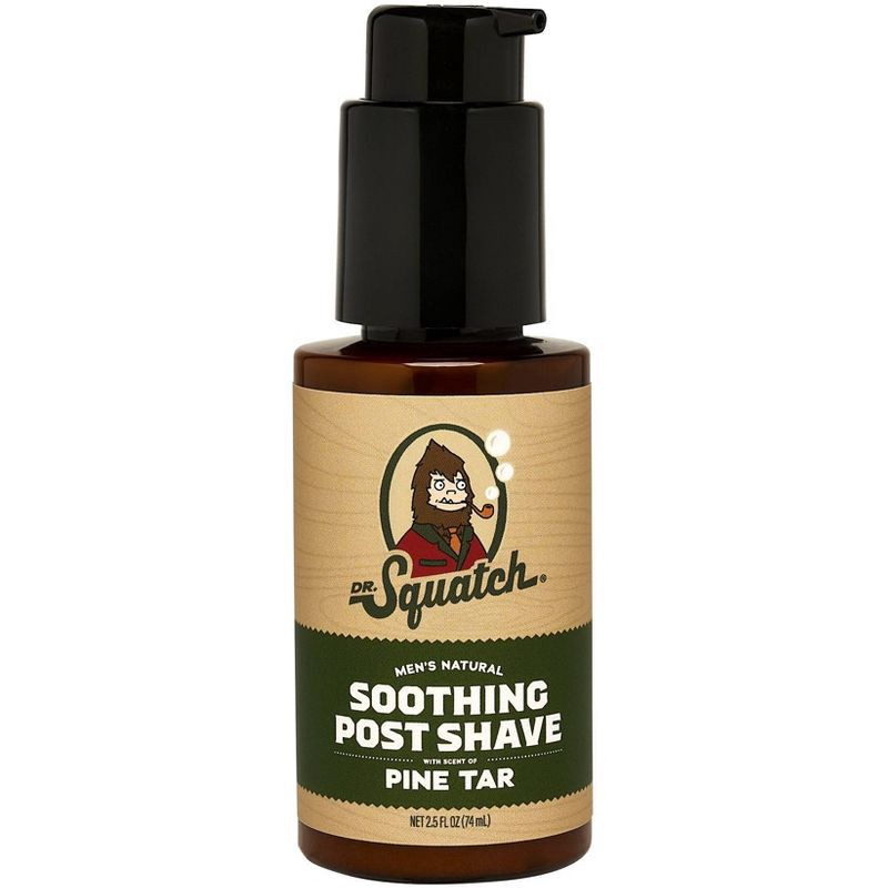 slide 1 of 6, DR. SQUATCH Men's Natural Soothing Post Shave - Pine Tar - 2.5 fl oz, 2.5 fl oz