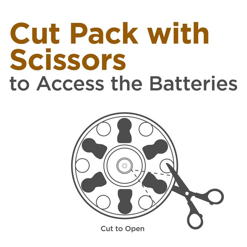 slide 3 of 8, Rayovac Hearing Aid Battery Size 312 12pk - Brown: 1.4V Single-Use Batteries, 12 ct