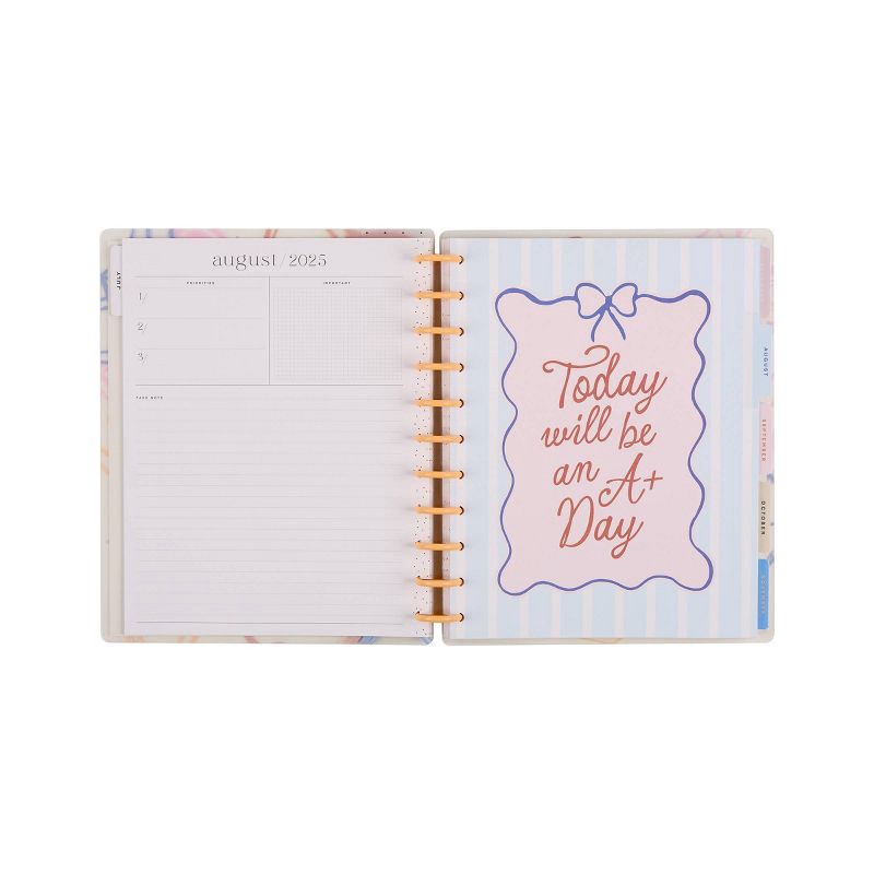 slide 3 of 25, Happy Brands July 2025 - June 2026 Weekly/Monthly Planner 10.12"x11.5" Multicolor Sunday Brunch, Teacher Supplies, 1 ct