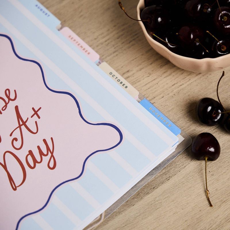 slide 19 of 25, Happy Brands July 2025 - June 2026 Weekly/Monthly Planner 10.12"x11.5" Multicolor Sunday Brunch, Teacher Supplies, 1 ct